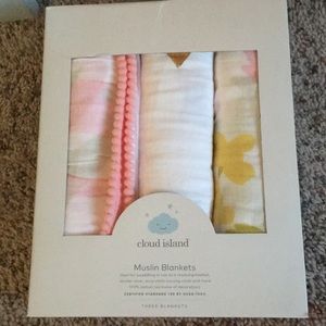New Baby Girl Muslin Blankets